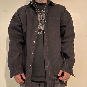 Black Denim Distressed